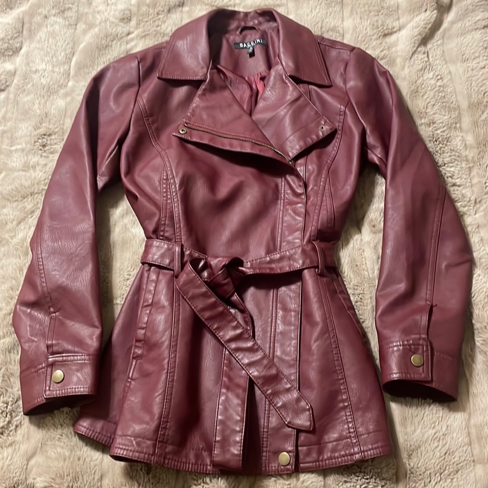 Faux leather jacket by Baccini